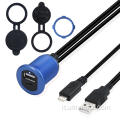 Piombo USB2.0 Dual Light LED OEM per l'auto